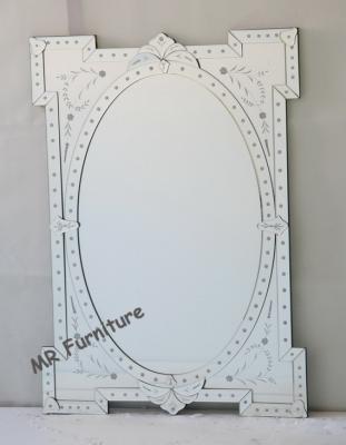 China Special Shape Silver / Gold Venetian Mirror For Home / Hotel Decoration for sale