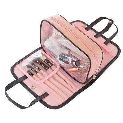 China Eco-Friendly Durable/Fashion Zipper Closure/OEM Or ODM Foldable Portable Nylon Cosmetic Bag, Small Handbag, Waterproof PVC Cosmetic Bag, Multifunctional Travel Cosmetic Bag for sale