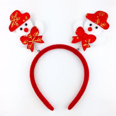 China Wholesale Christmas Santa Claus Antlers Headbands Perform Gift red headband hot sale kids adult head band for sale