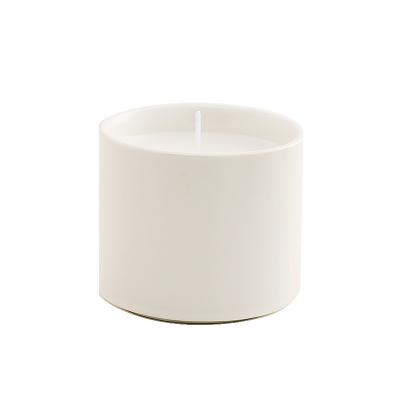 China New minimalist luxury home decor natural soy wax with ceramic candle jar private label scented candles wholesale for sale