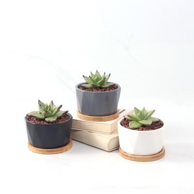 China Plant Minimalist Custom High Quality Design Simple Flowerpot Set Planter for sale