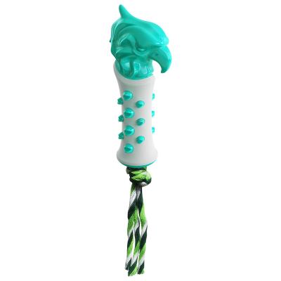 China Dogs Eagle Scepter Durable Dog Chew Toy for Aggressive Chewers Puppies Teething Chew Toys for Boredom Dog Toothbrush Chew Toys for sale