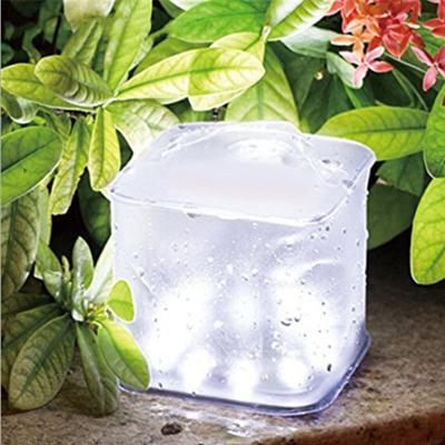 China Inflatable Solar Light Camping Square Camping Lantern Portable Waterproof Led Lamp for sale