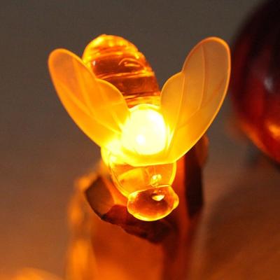 China Garden Outdoor Waterproof Solar Bee Shape Led String Lights for sale