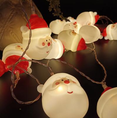 China Waterproof Indoor Decor Luces Led Christmas String Light Santa Claus Snowman Strip Light Outdoor Holiday for sale