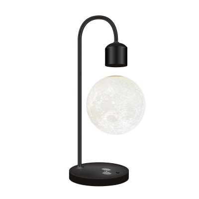 China Modern Best Gift Choice Floating Lunar Table Lamps Decor Living Room Home Decoration Lighting Magnetic Levitating Moon Lamp for sale