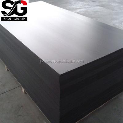 China Fire Retardant Waterproof High Density Black 4x8 PVC Foam Board / Sheet for sale