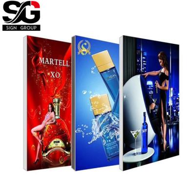 China Restaurant outdoor frameless fabric led backlit light box a1 led advertising lightbox for sale