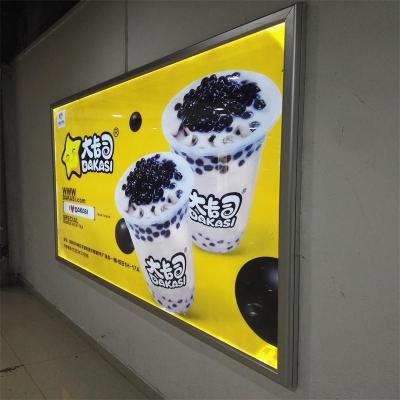 China Shopping Mall Hotel Bulk Price Billboard Aluminum Display Led Cinema Light Box Slim Sign for sale