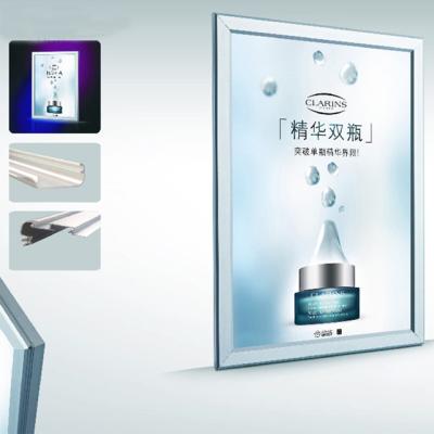 China Mall Hotel Cinema Aluminum Slim Poster Display Advertising Led Flash Lightbox View for sale