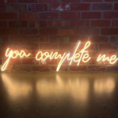 China Custom Indoor Lead Silicone NEON SIGN by Flex Advertising Logo Letter Light for sale