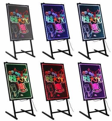 China Advertising Full Color Led Display Merry Christmas Advertising Display 60x80 Light Advertising Board Led Writing Board for sale