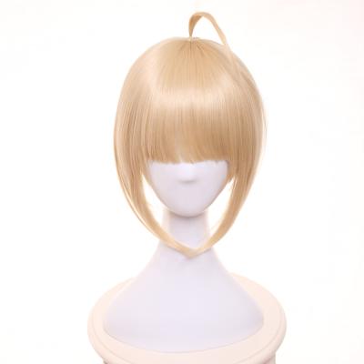 China Bob Cute Bang Anime Cosplay Short Straight Synthetic Fiber Hair Wig for sale