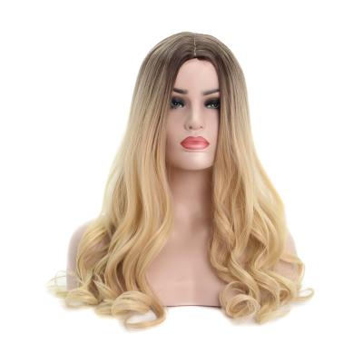 China Regular Wave China Supplying Hot European Wholesale Ombre Human Hair Blonde Full Lace Wigs China for sale