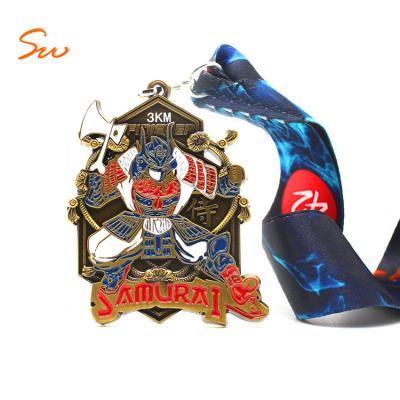 China Hot Sale Custom Cheap Price Cute Design World Zinc Alloy Medal for sale