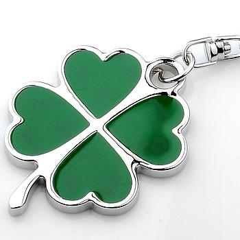 China New design& Custom Key Chains Lucky Four Leaf Clover Keychains OEM Design Metal for sale