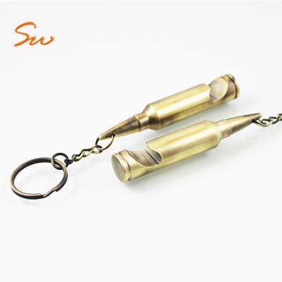 China New design& OEM Design Promotional Bullet Shape Key Chain With Bottle Opener Function for sale