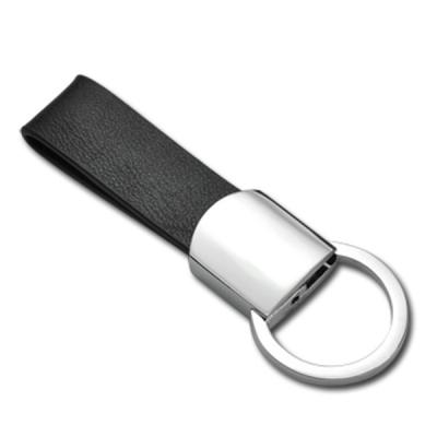 China New design& OEM Design China Shenzhen Manufacturer Made Red Color Leather Key Chain With Keyring for sale