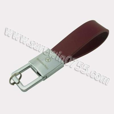 China New design& OEM New Design Type Leather Key Chain Ring Exhibition Giveaway Promotional Item for sale