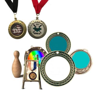 China Military Sublimation Art Commendation Medal Sport Soccer Martial China Music Award Trophy 3D Metal Torch Memorabilia Medals for sale