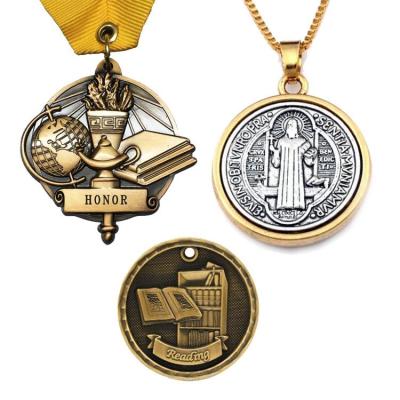 China Italian Medallas Futbol Medalla De Metal Zodiac Christmas Medals Baseball Trophy Carnival Medal Tag China Medallion for sale