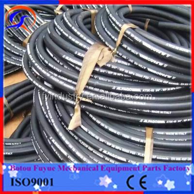 China SAE 100 R2 R1 4SP 4Shipping and Handling Hydraulic Rubber Hose R12 R13 Wire Air Rubber Hose Metal Braided Hose Hoses SAE 100 R2 for sale