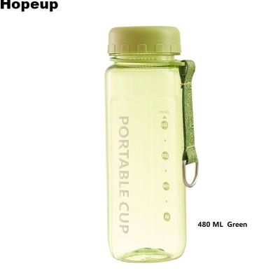 China 480ml gym plastic water bottles with different colors 480ML for sale