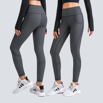 China Factory Direct Sale High Waisted Yoga Gaiters Women Breathable Yoga Pants High Shaping Sports Running Fitness Sexy Gym Wear for sale