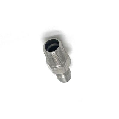 China Professional Production SUS303 1/8NPT Stainless Steel Home Garden Hose Quick Connector Stainless Steel Male for sale