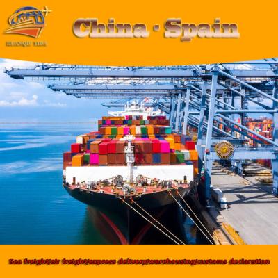 China International Logistics Shipping Agent Freight Service Cargo Companies From China To Spain Door To Door HQ0004 for sale