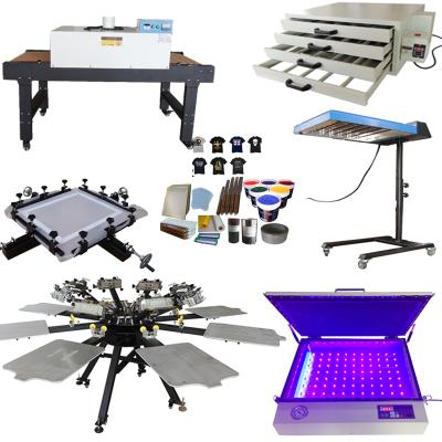 China Automatic / Manual Rotary Screen Printing Dual Station Color 8 Common Dual 8 Printer For Garment Tag Label Printing for sale