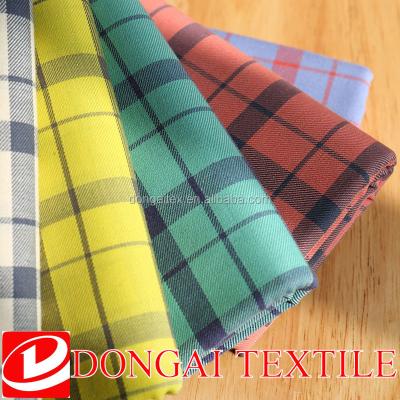 China Other 100% Cotton Yarn Dyed Woven Fabric Tartan Flannel Cloth Pajama Fabric for sale