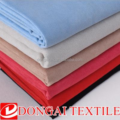 China Breathable Artificial Suede For Sofa , Faux Suede Fabric For Clothing Suede Fabric for sale