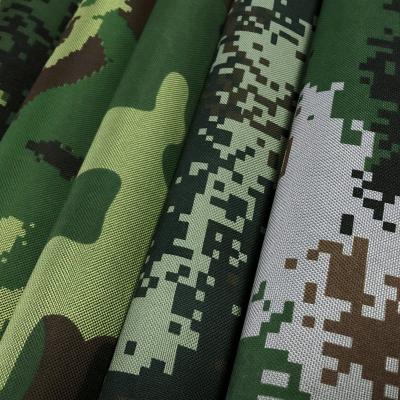 China Waterproof Camouflage 600D PVC Tent Fabric PVC Tent Fabric Camouflage Fabric Coating Fabric for sale