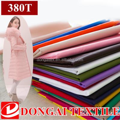 China Downproof 380T Nylon Quilting Fabric For Winter Coat for sale