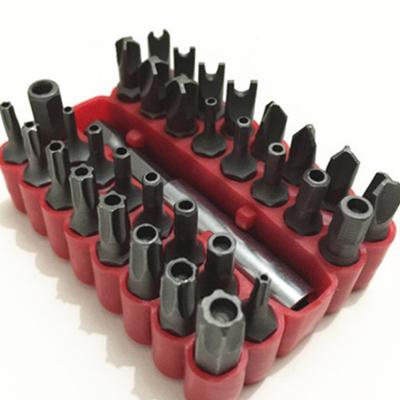 China 33 Pieces Solid Hollow Wind Batch Set Electric Special Shaped Screwdriver Bits Eco - Friendly for sale