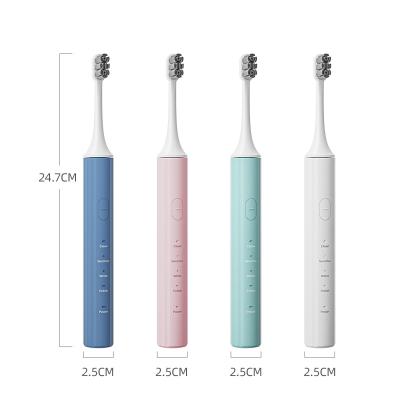 China Dupont USB Custom Adult Automatic Whitening Rechargeable Electric Toothbrush for sale