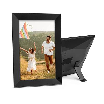 China Wifi nft display frame digital wood frame digital wood frame nft wall displays infinite objects 10.1 inch frameo NFTs nft display for sale