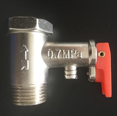 China General Built-in Vent Valve for Gas Control Valve Boiler Steam System Installation Heating Adjustable Brass Safety Valve for sale