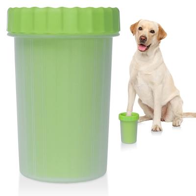 China Factory Wholesale Detachable Portable Dog Foot Wash Cup Paw Cleaner for sale