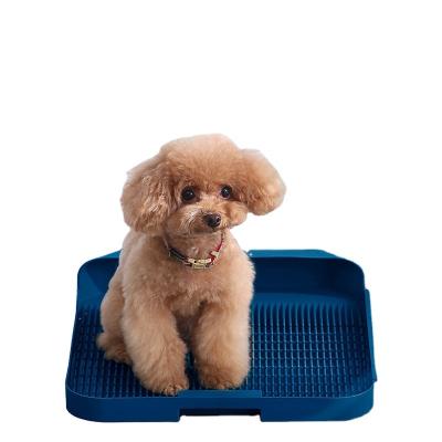 China New Viable Easy To Clean Pet Toilet Cat Toilet For Dog Small Pet Toilet Portable Plastic Dog Training Pad Indoor Cleaning for sale