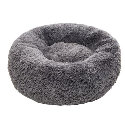 China Breathable Hot Selling Comfortable Donut Around Dog And Cat Bed Dog Bed Amazon Soft Washable Pet Bed for sale