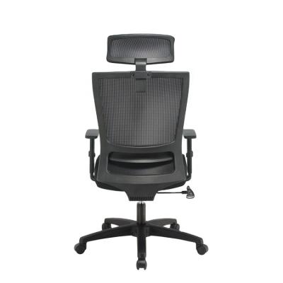 China Business High Waist Executive Adjustable Swivel Sofa Modern Mesh Design Manager Computer Office Back (EU Size) Chair for sale