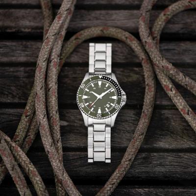 China Wholesale Custom Waterproof Super Luminous Automatic Mechanical Diver Watch 316L Stainless Steel Brand Logo Luxury 10Bar Water Resistant for sale