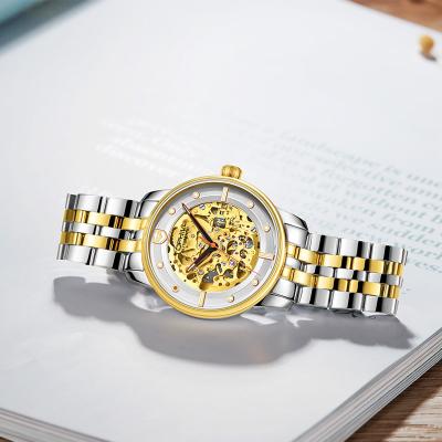 China Wholesale Custom Stainless Steel Waterproof Skeleton 316L Cavity Water Resistant Logo Luxury 5Bar Automatic Movement Mechanical Watch for sale