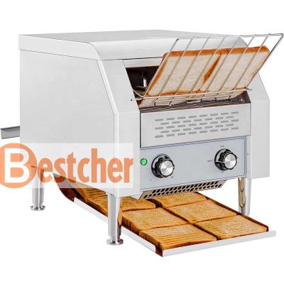 China 150 bread slices per hour BESTCHER COMMERCIAL CATRING EQUIPMENT 1000W AND ELECTRICAL USE CONVEYOR HOME TOASTER, CE, ROHS, IEC, SAA for sale