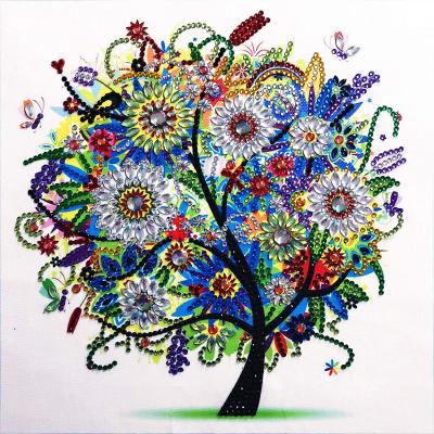 China Modern 5D DIY Diamond Painting Summer Plant Tree Special Shaped Gem Art Diamond Paint by Numbers Cross Stitch Mosaic Kit for sale