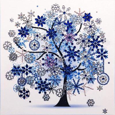 China Modern 5D DIY Diamond Painting Plant Winter Tree Special Shaped Gem Art Diamond Paint by Numbers Cross Stitch Mosaic Kit for sale