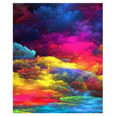 China Abstract TINY Wall DecorationAbstract FUN Colorful DIY 5D Diamond Painting By Number Kits for sale