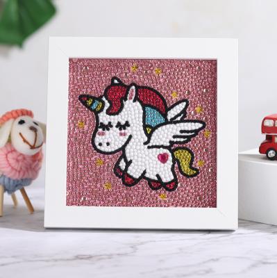 China Modern Children's 5D Diamond Stickers Unicorn Gift Decorative Painting Full Diamond Handmade Diy Diamond Painting for sale